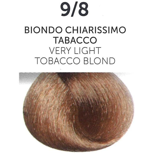 Perlacolor 9/8 Very Light Tobacco Blond Permanent Hair Dye 100 ml - Long-lasting color for salon treatments. 