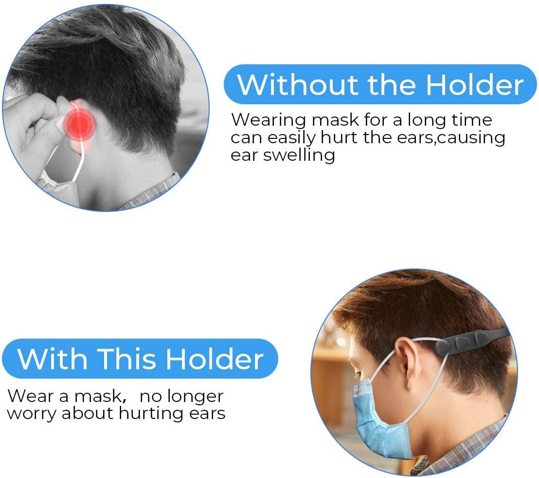 Adjustable Silicone Mask Extender/Ear Saver | 4 PCS PERSONAL CARE HUINI 