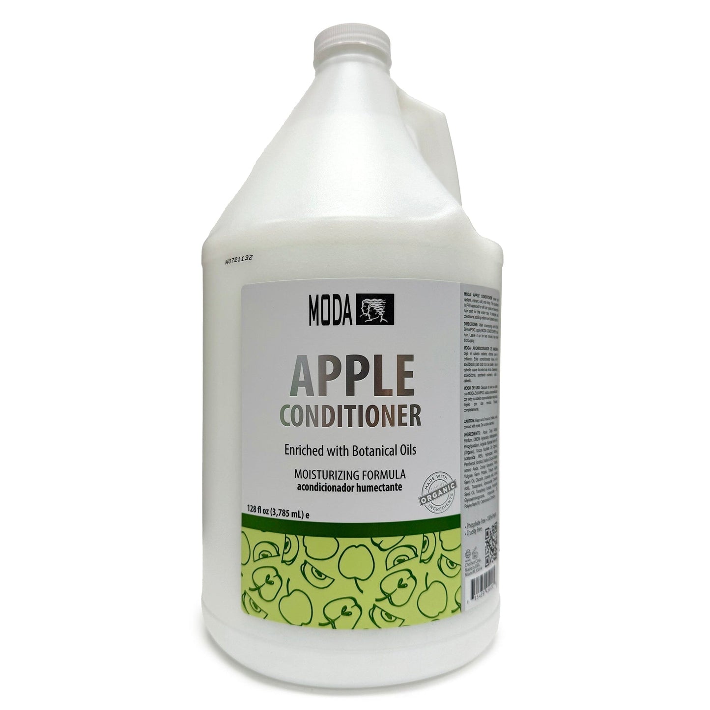 Apple Conditioner | Enriched with Botanical Oils | 128 fl oz | MODA CONDITIONER MODA 