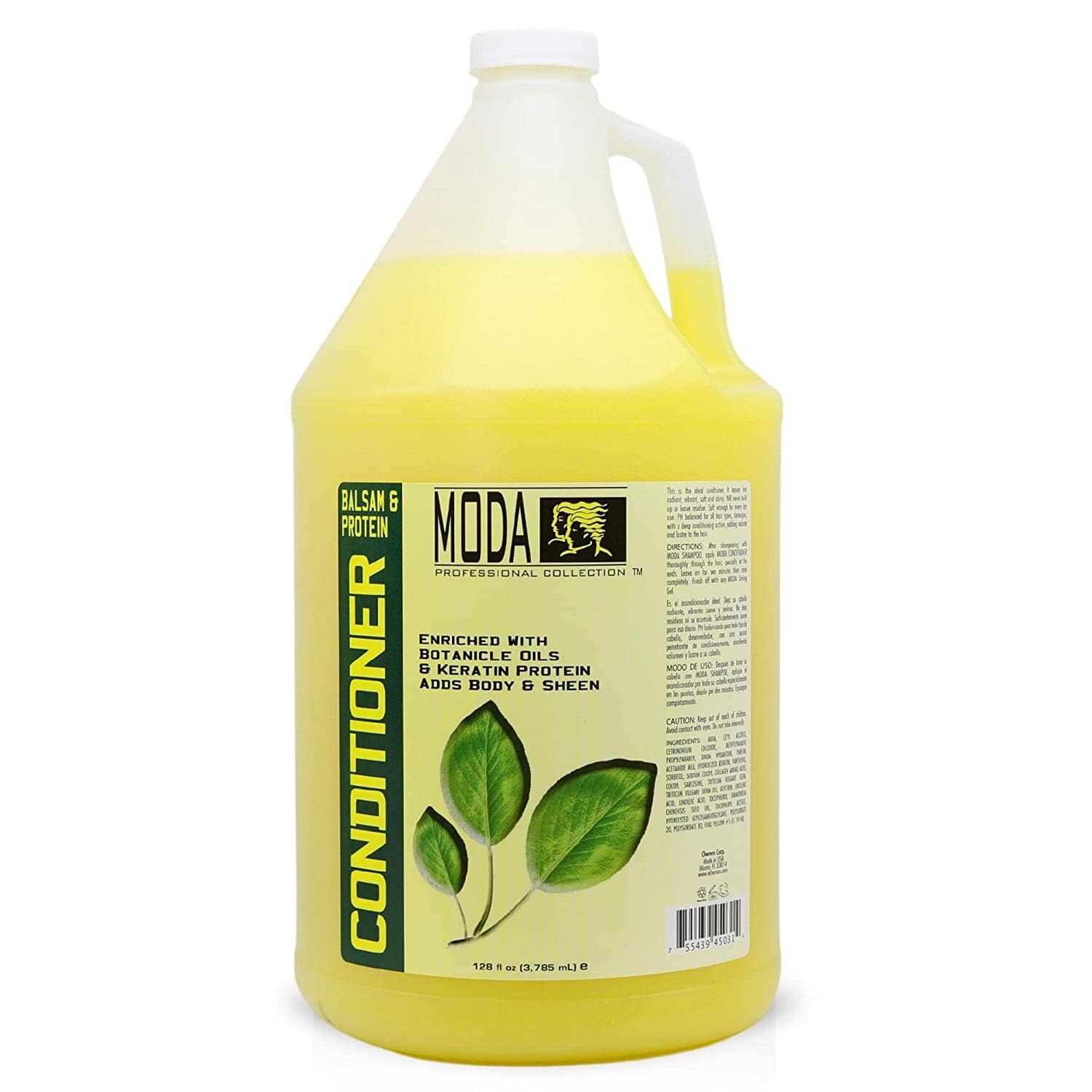 Balsam and Protein Moisturizing Conditioner for all Hair Types | 128 fl oz | MODA CONDITIONER MODA 