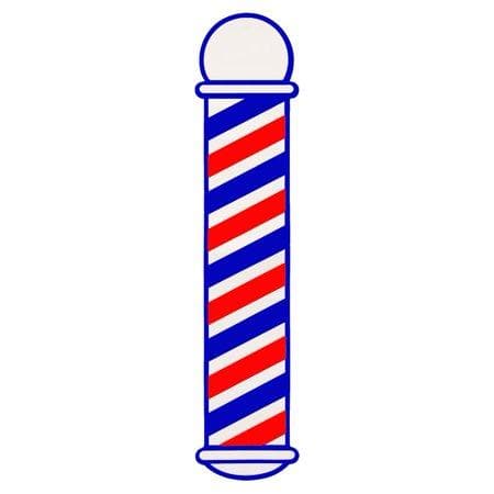 Barber Pole Cling Decal Sticker | SC-9015 MISC SCALPMASTER 