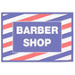 Barber Shop Cling Decal Sticker | SC-9014 MISC SCALPMASTER 