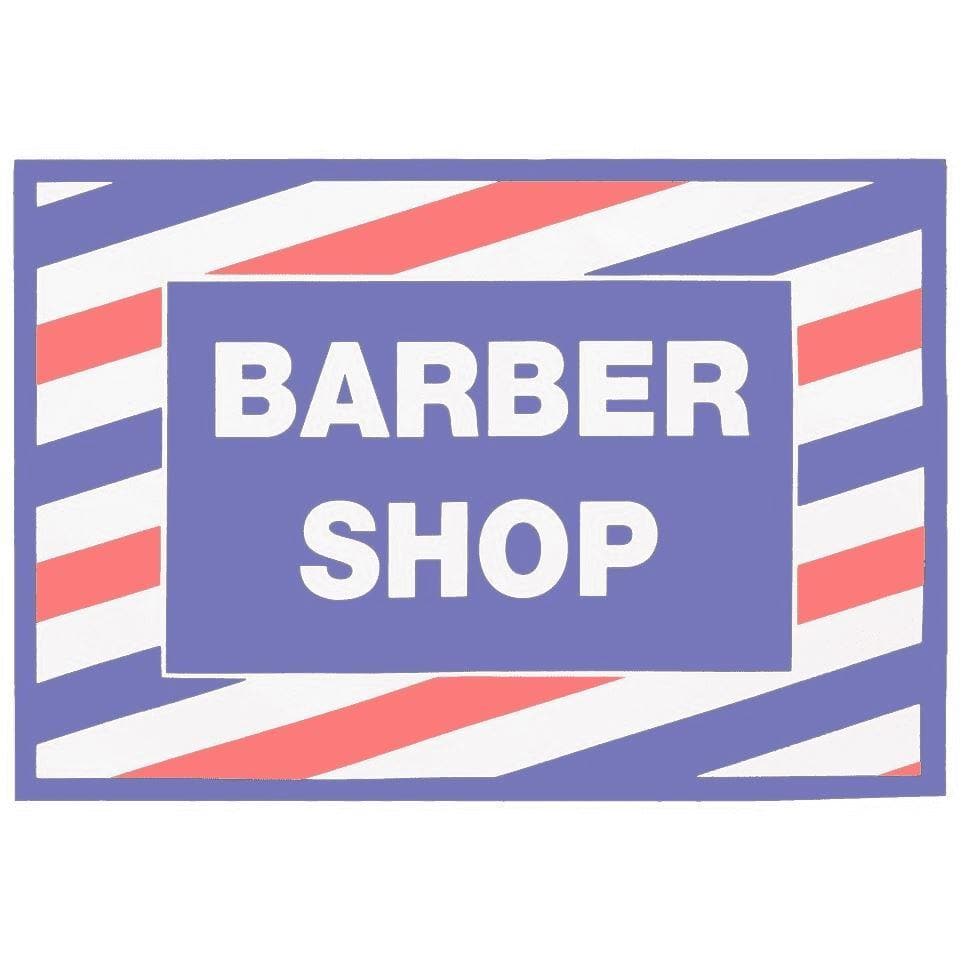 Barber Shop Cling Decal Sticker | SC-9014 MISC SCALPMASTER 