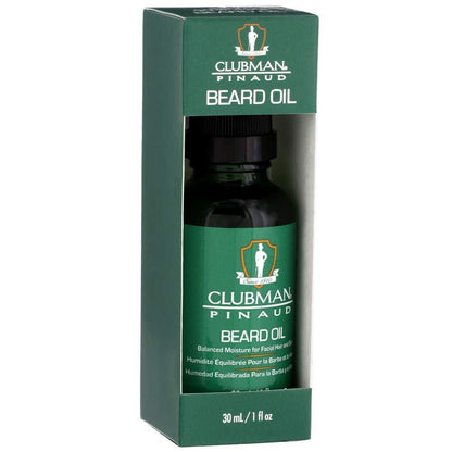 Beard Oil | Balanced Moisture for Facial Hair and Skin | CLUBMAN PERSONAL CARE CLUBMAN 1 fl. oz. 
