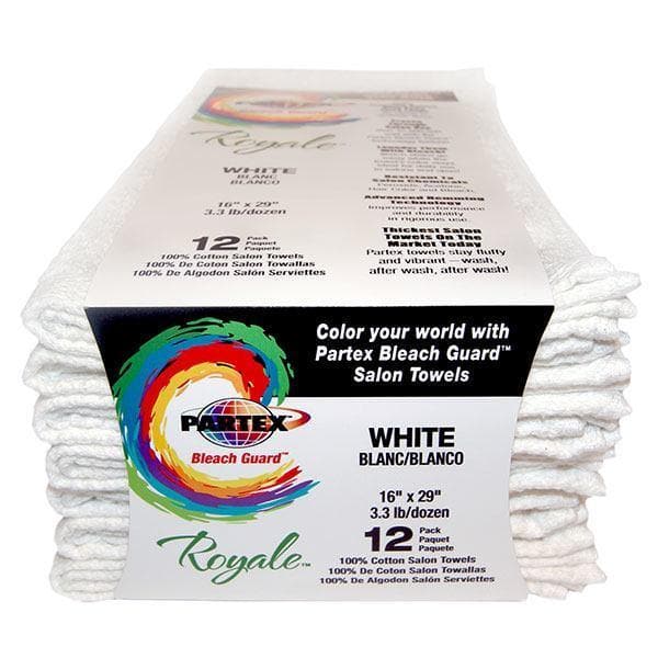 BLEACH GUARD REGAL TOWELS | 12-PACK | PARTEX | SHSalons.com