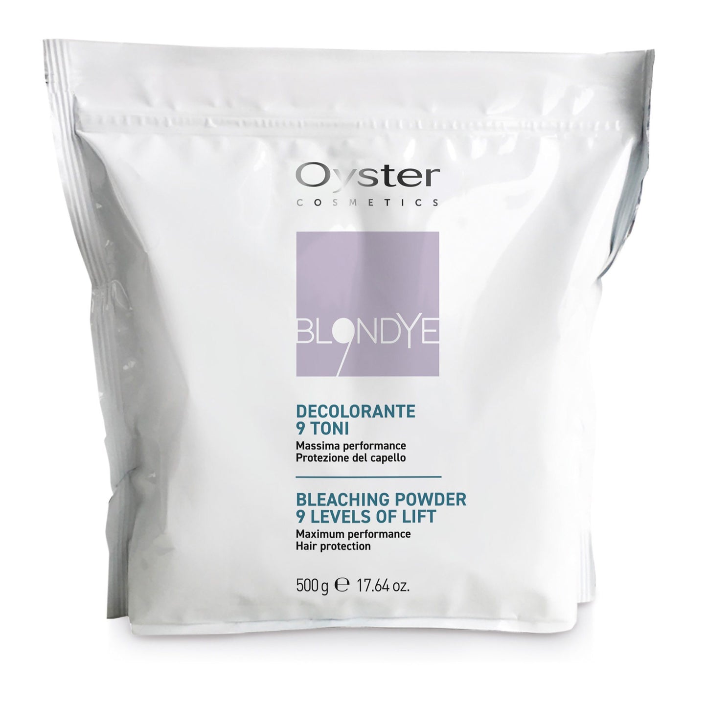 Image of the 500 gram bag of Blondye by Perlacolor 9 Levels of Lift Bleaching Powder. 