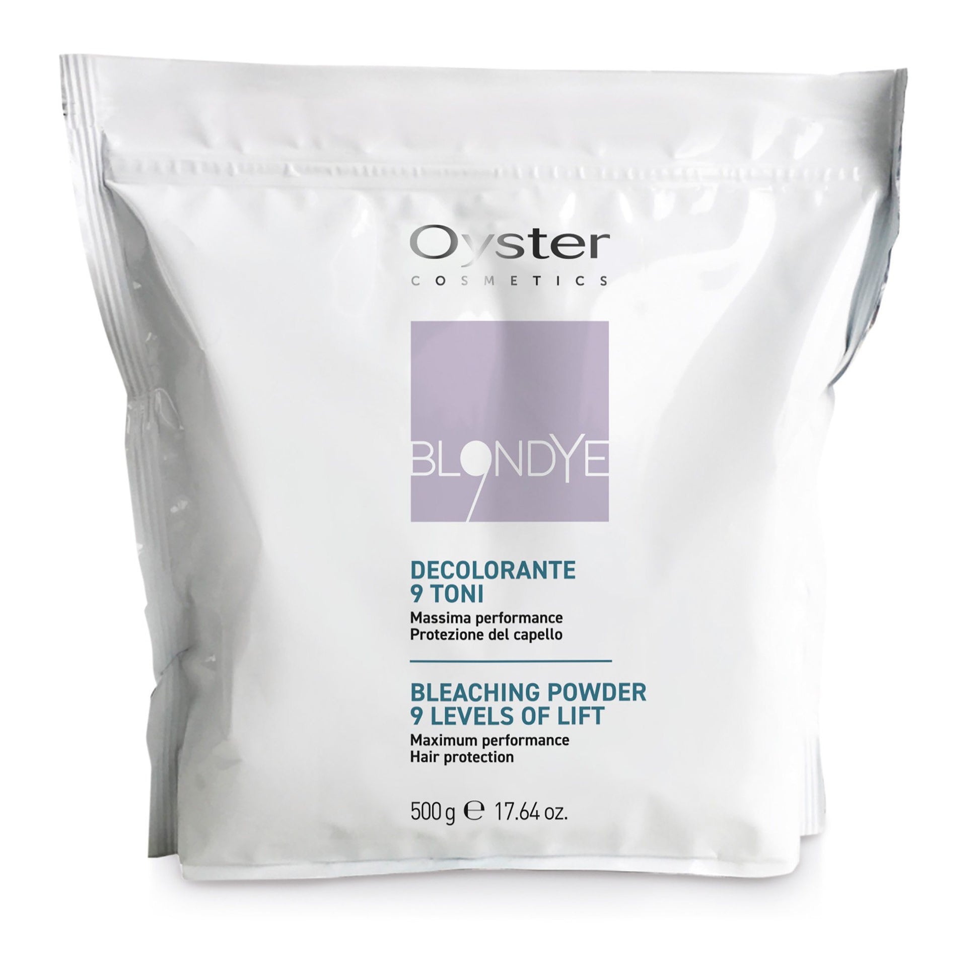 Image of the 500 gram bag of Blondye by Perlacolor 9 Levels of Lift Bleaching Powder. 