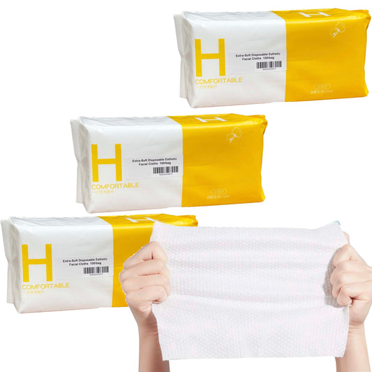 Buy 2, Get 1 Free | Extra-Soft Disposable Esthetic Facial Cloths | HOTLINE BEAUTY SPA HOTLINE BEAUTY 