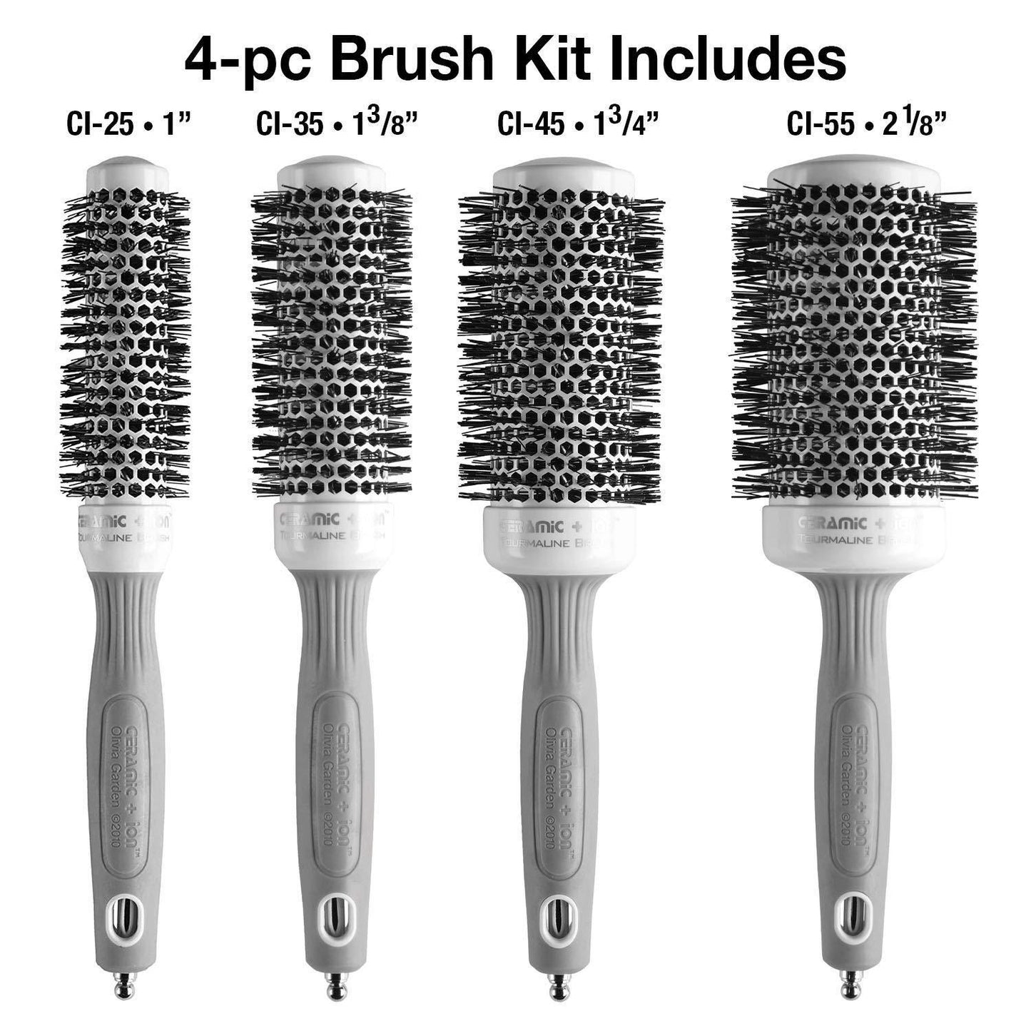 Ceramic + ion Thermal Brush - Box Deal | CI-BOX01 COMBS & BRUSHES OLIVIA GARDEN 