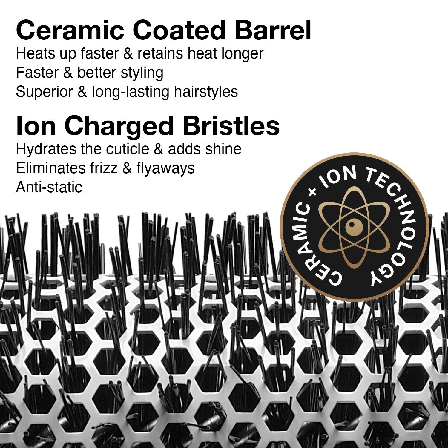 Ceramic + ion Thermal Brush - Box Deal | CI-BOX01 COMBS & BRUSHES OLIVIA GARDEN 