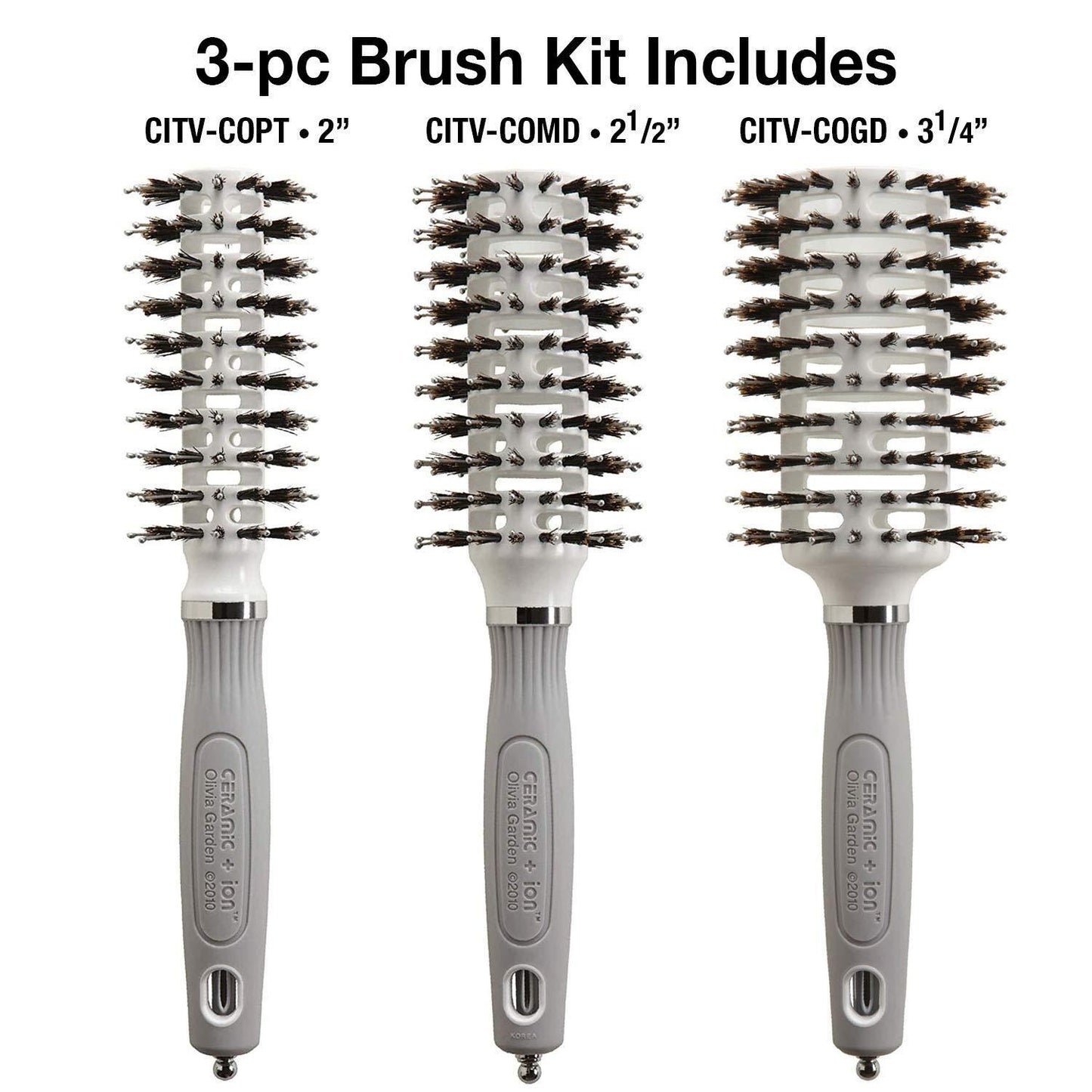 Ceramic + Ion Turbo Vent - Box Deal | CI-BOX07 COMBS & BRUSHES OLIVIA GARDEN 