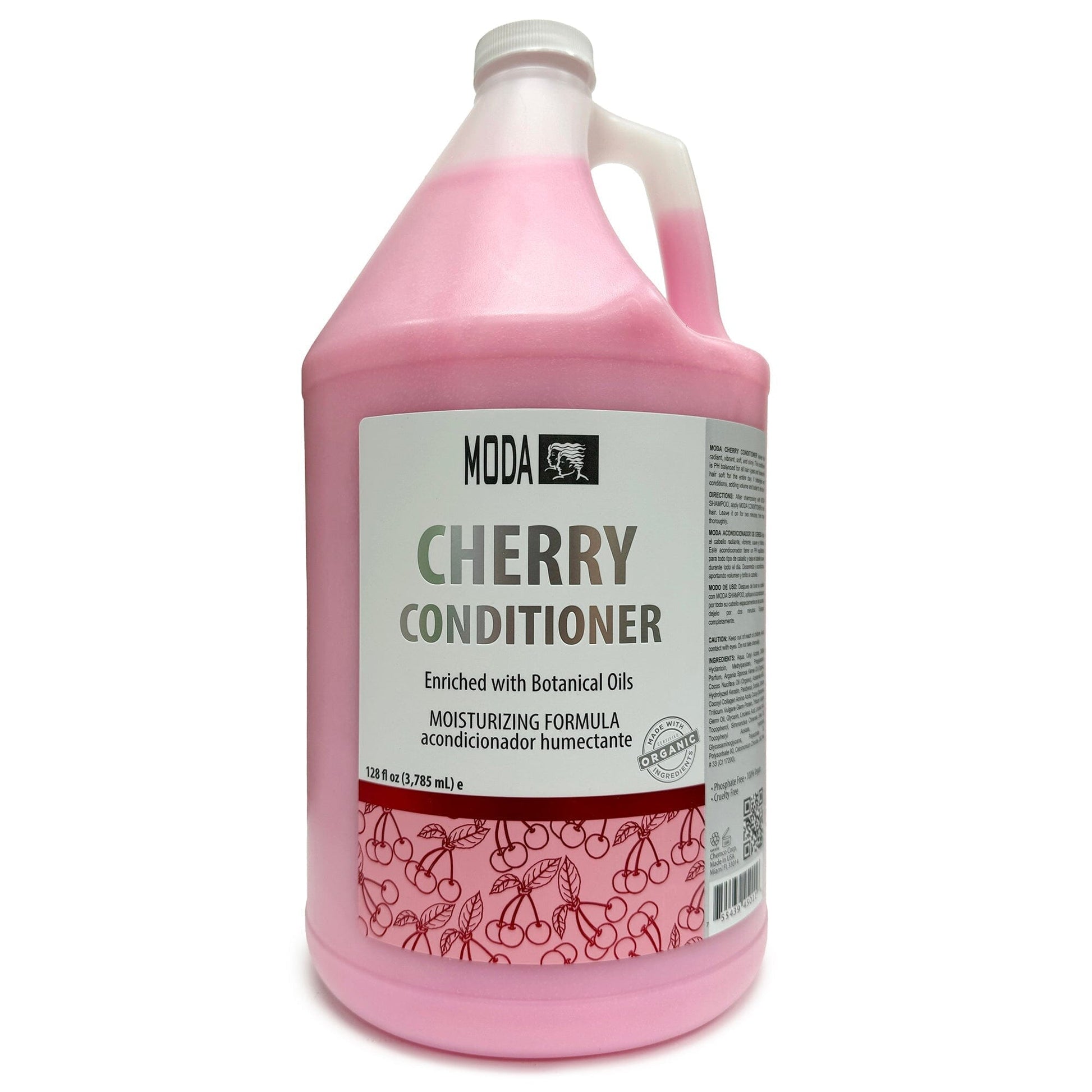 Cherry Conditioner | Enriched with Botanical Oils | 128 fl oz | MODA CONDITIONER MODA 