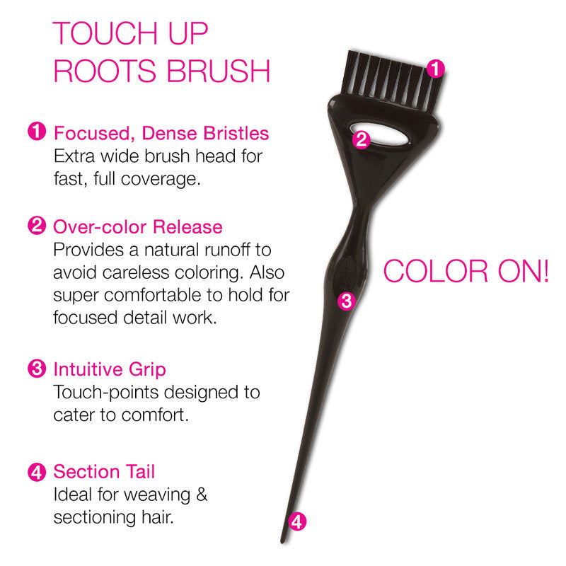 Color Cocktail | Touch-Up Roots Brush | CRICKET COMBS & BRUSHES CRICKET 