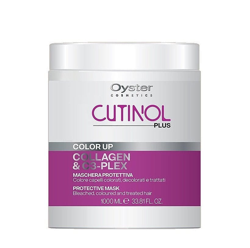 Color Up Protective Mask | Collagen & C3-Plex | 8.45 fl.oz. | Cutinol Plus | OYSTER HAIR CARE OYSTER 33.81 fl.oz. 