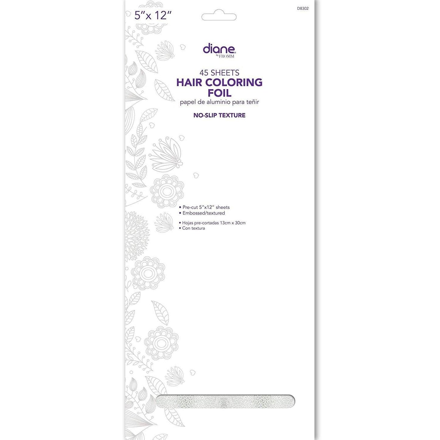 Diane Pre Cut Hair Coloring Foil | D8302 HAIR COLORING ACCESSORIES DIANE 