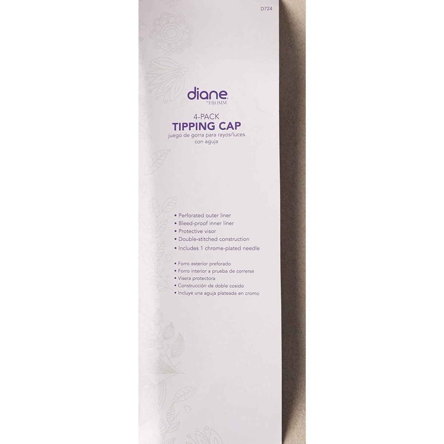 Diane Tipping Cap | 4 Pack | D724 HAIR COLORING ACCESSORIES DIANE 