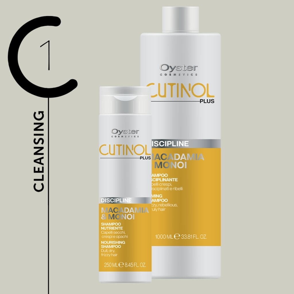 Discipline Taming Shampoo | Macadamia & Monoi | Cutinol Plus | OYSTER HAIR CARE OYSTER 