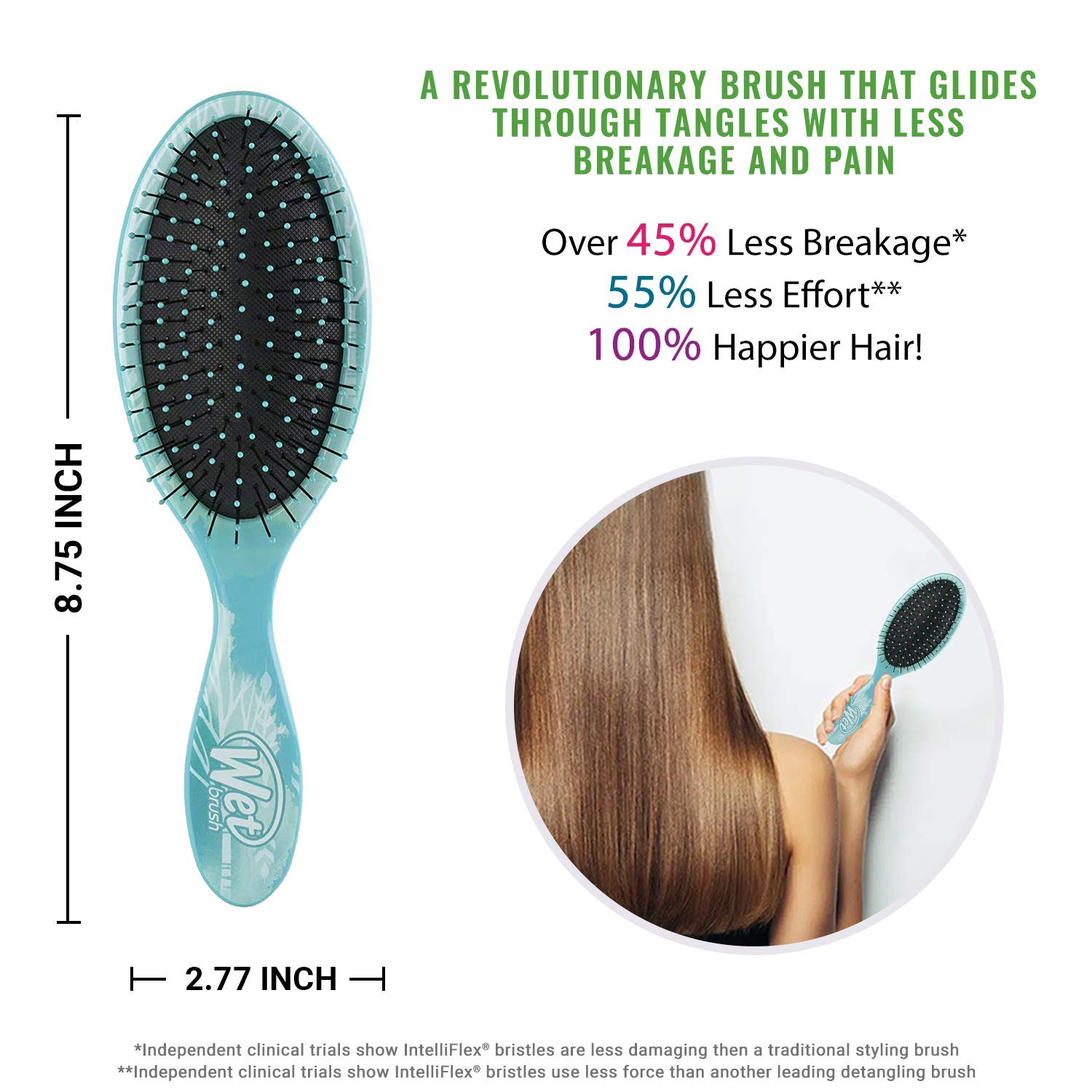 Disney Frozen 2 Guiding Spirit | Original Detangler Brush | WET BRUSH-PRO COMBS & BRUSHES WET BRUSH-PRO 