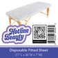 Disposable Fitted Sheet | 77"L x 36"W x 7"W | 10 Pack SPA HOTLINE BEAUTY 