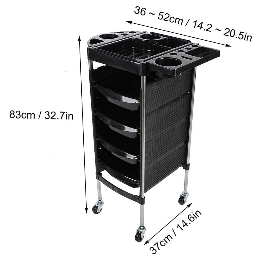 DK-38019 | Trolley | 5 Layer Hairdressing Trolley TROLLEY SSW 