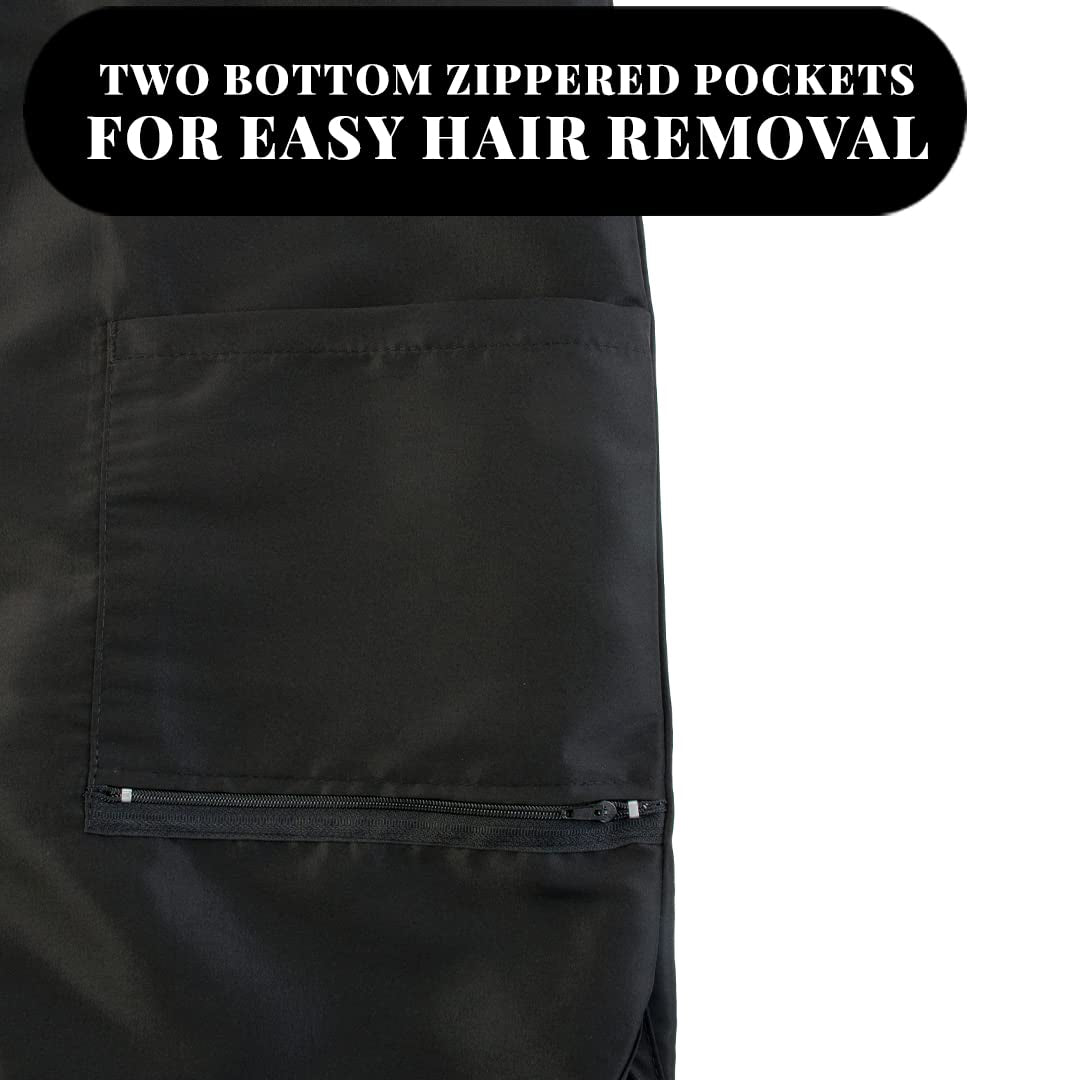 Embroidered Love Stylist Apron | Style 281-BLK | BETTY DAIN HAIR COLORING ACCESSORIES BETTY DAIN 