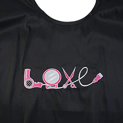 Embroidered Love Stylist Cape | Style 280 | BETTY DAIN HAIR COLORING ACCESSORIES BETTY DAIN 