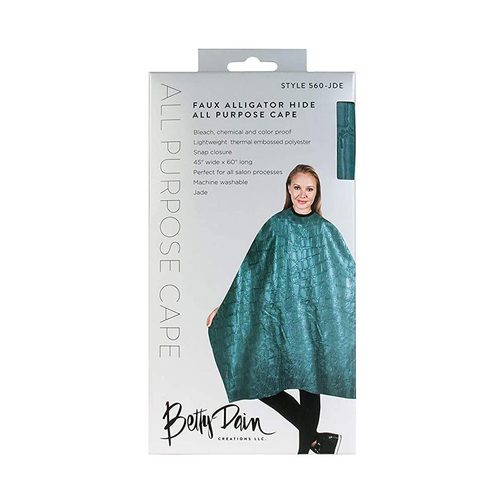 Faux Alligator Hide| All Purpose Cape | Bleach, Chemical and Color Proof | BETTY DAIN HAIR COLORING ACCESSORIES BETTY DAIN 