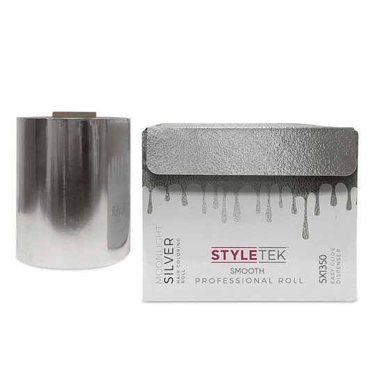 Hair Coloring Roll | 5x1350FT | Moonlight Silver | Hair Coloring Roll | STYLETEK Foil STYLETEK 