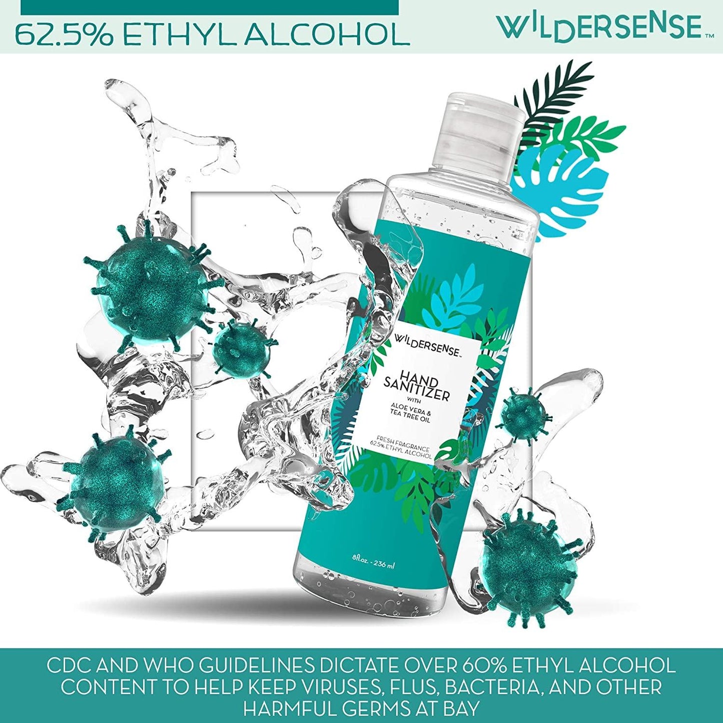 Hand Sanitizer with Aloe Vera and Tea Tree Oil | Wildersense PERSONAL CARE WILDERSENSE 