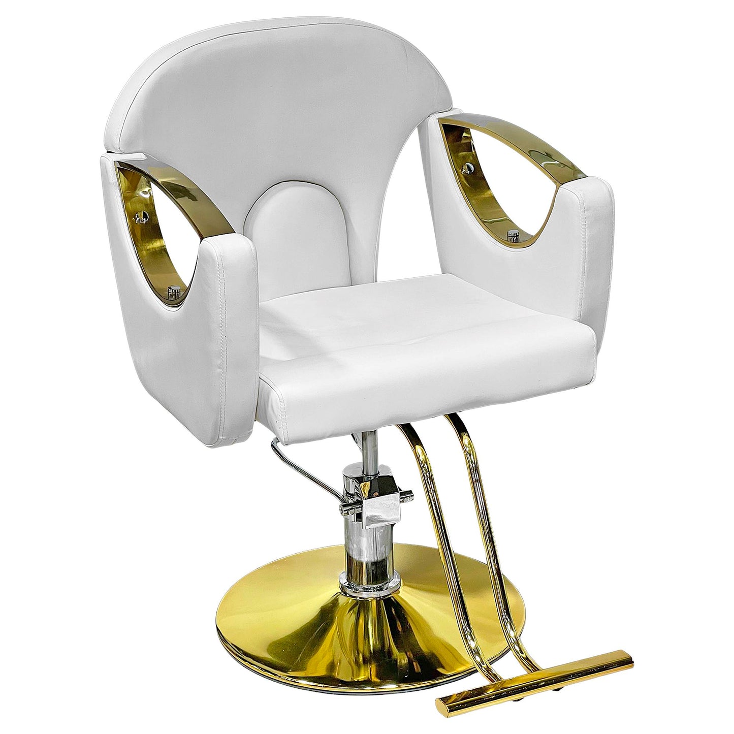 HF-2021 | Styling Chair Salon Chairs SSW White and Gold 