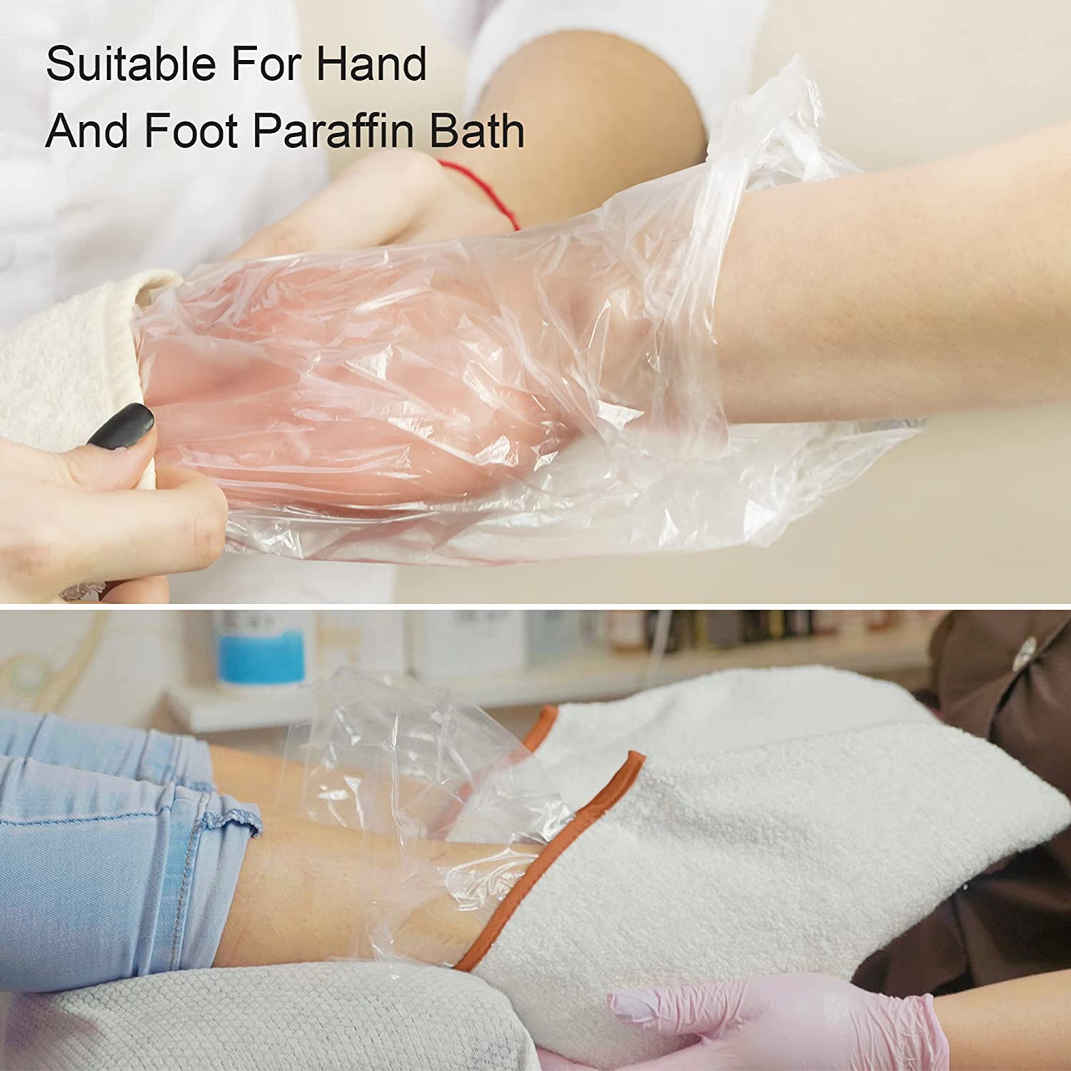 Hydra-Fin / Paraffin Disposable Hand and Foot Liners | NUDE U PERSONAL CARE NUDE U 