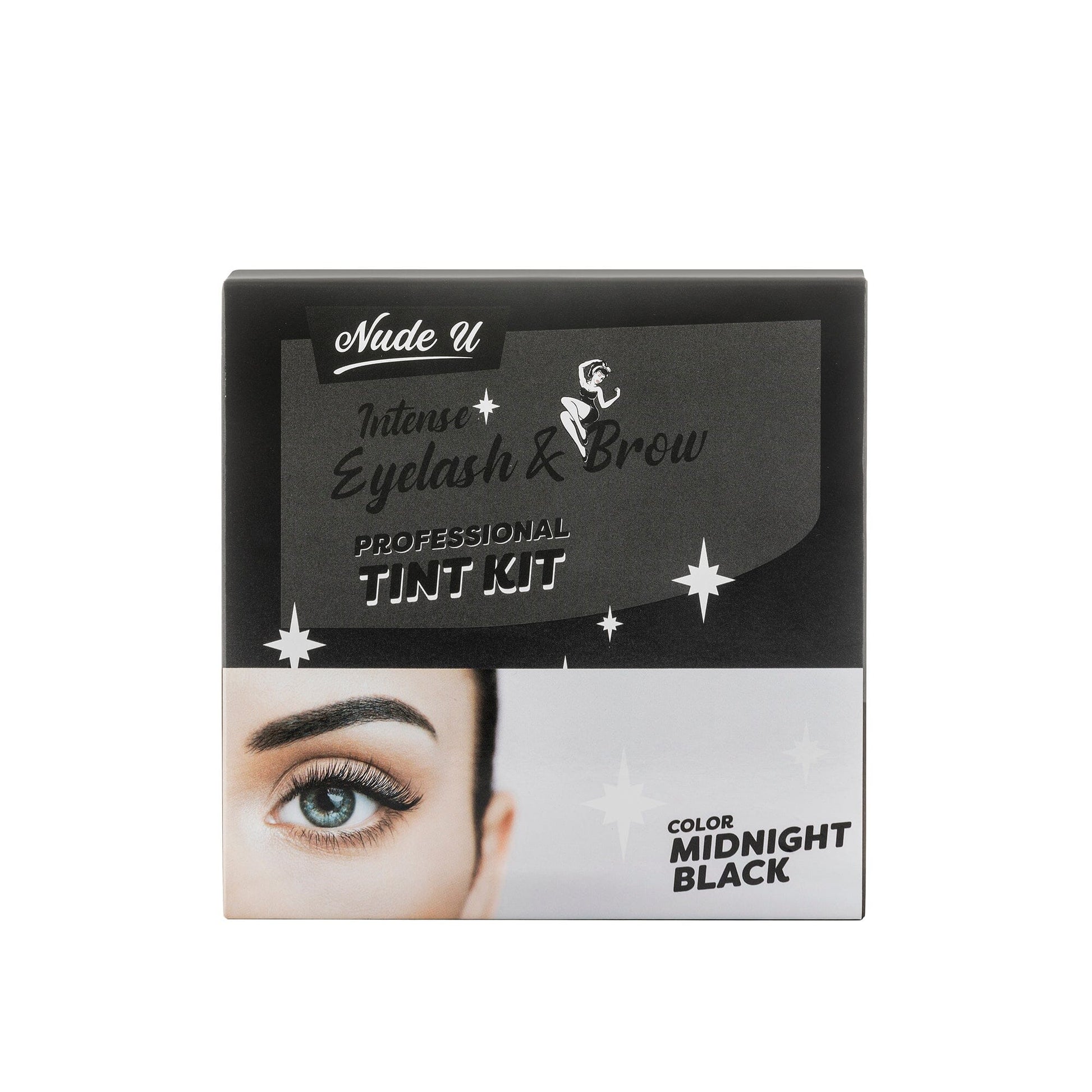 Intense Eyelash & Brow | Midnight Black | Professional Tint Kit | NUDE U Spas NUDE U 