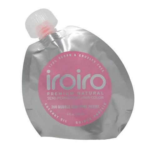 Iroiro 200 Bubble Gum Pink Semi-Permanent Hair Color – Vibrant, Vegan, and Easy to Apply