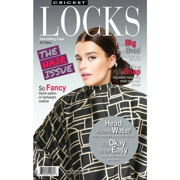 Locks Art Deco Haircutting Cape | CRICKET HAIR COLORING ACCESSORIES CRICKET 