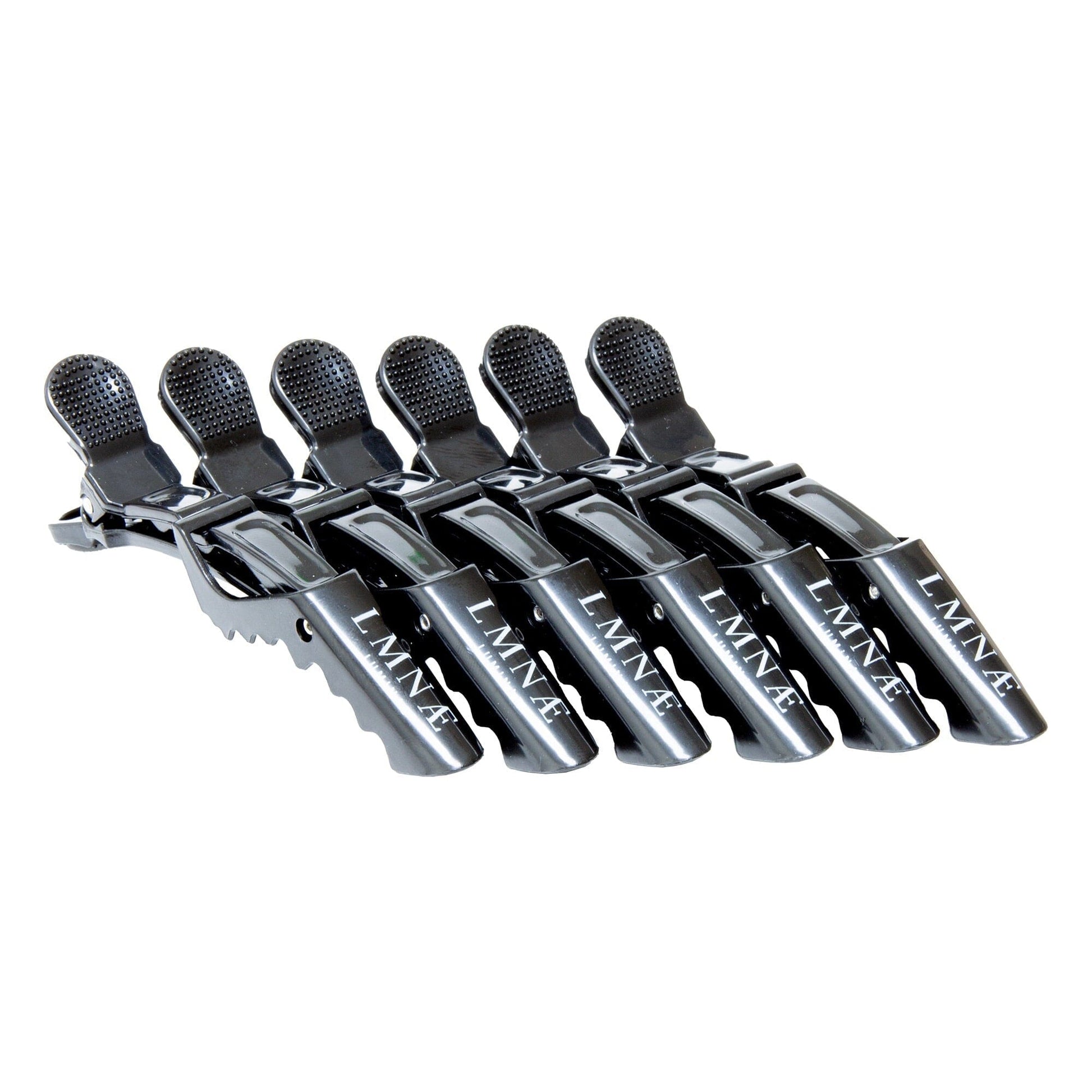 Main image of the LUMINAE No-Slip Gator Clips, designed to securely hold hair in place. 