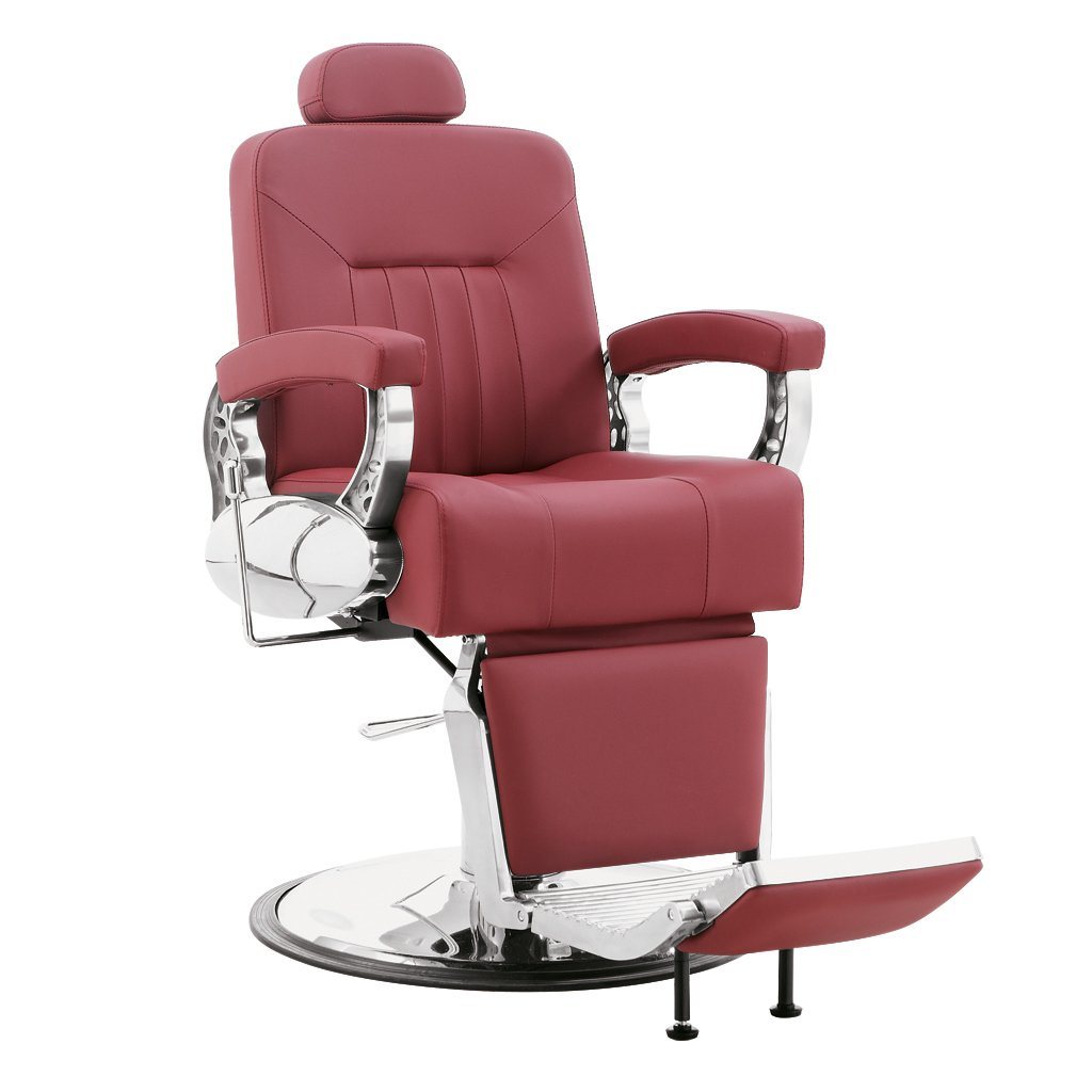 M-2270 Barber Chairs SSW Wine 