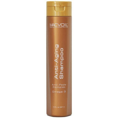 Image of the 237 milliliter bottle of Macvoil Anti-Aging Argan Shampoo.