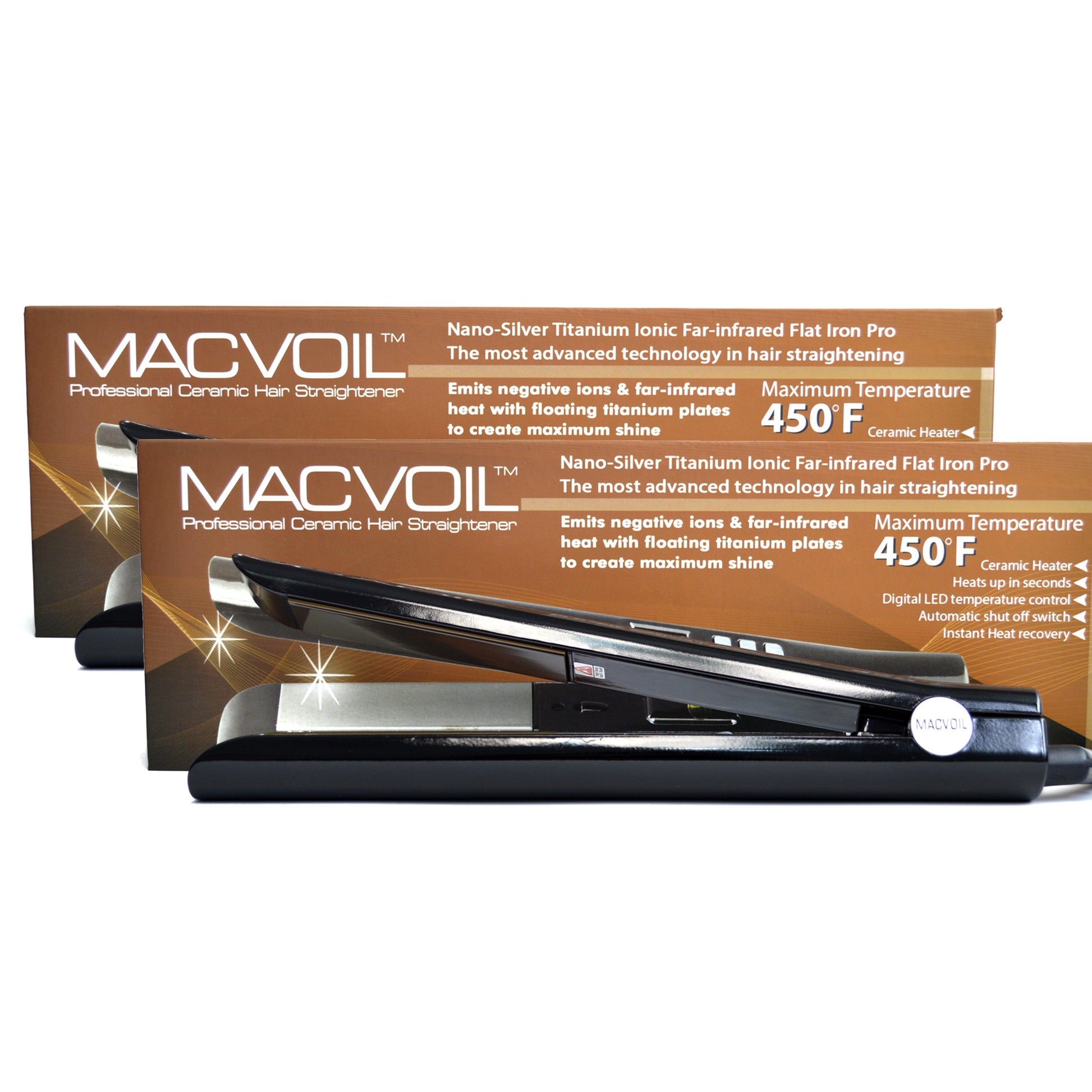 Macvoil Flat Iron (Buy 1, Get 1 FREE) FLAT IRON MACVOIL 