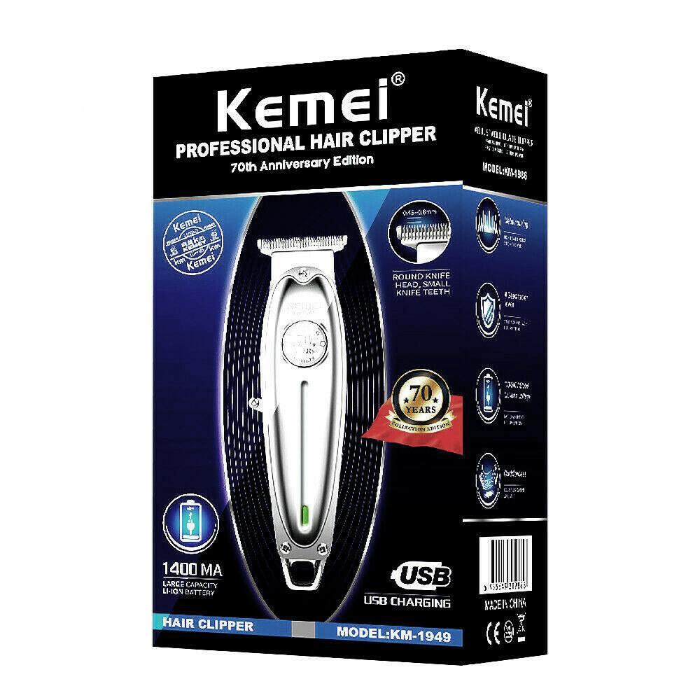 Metal Professional Hair Clipper | Electric Cordless Hair Trimmer | Kemei PERSONAL CARE KEMEI 