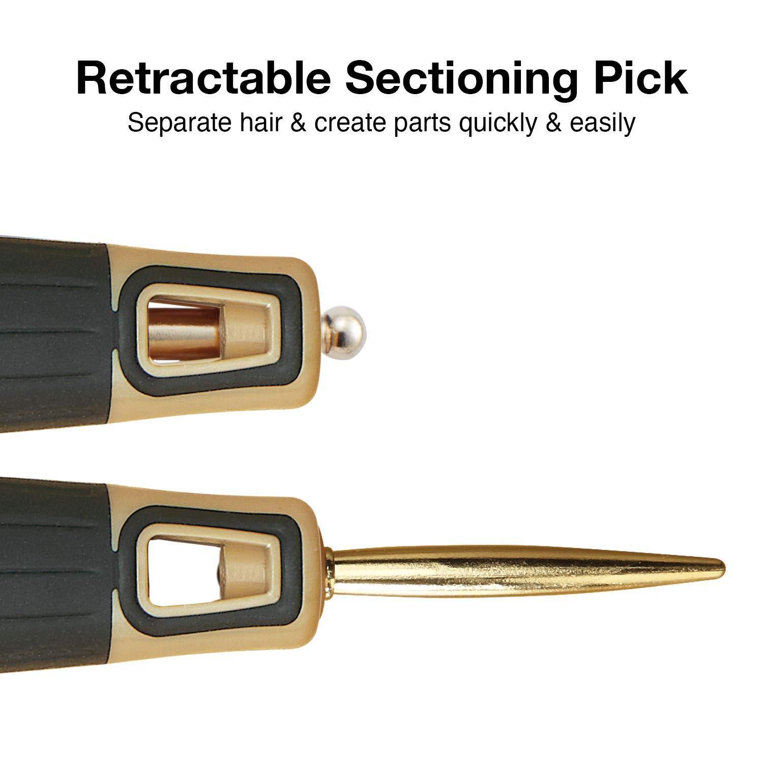 NanoThermic Ceramic + ion | NT-54G | 2 1/8" | Olivia Garden 50th Anniversary Special Edition COMBS & BRUSHES OLIVIA GARDEN 