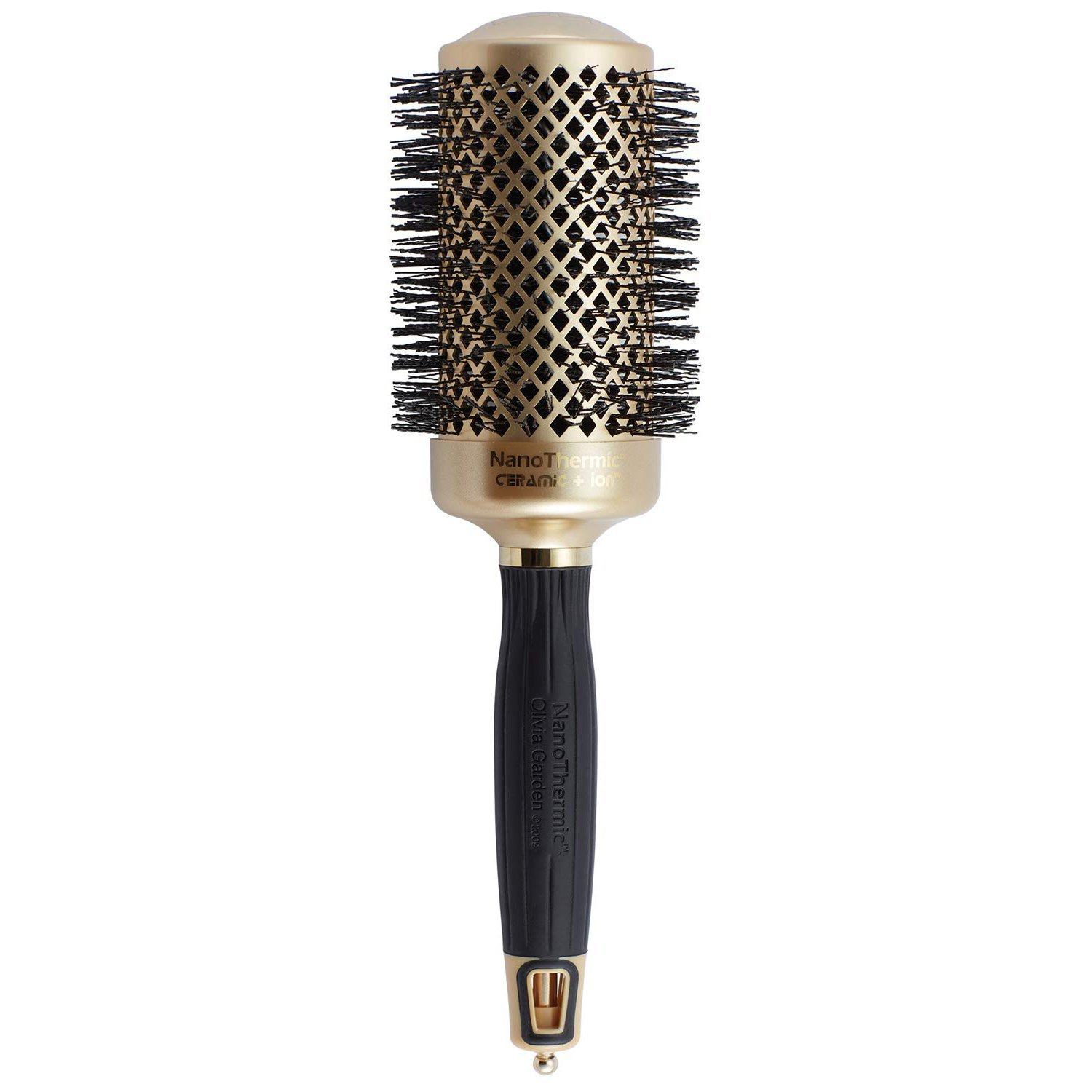 NanoThermic Ceramic + ion | NT-54G | 2 1/8" | Olivia Garden 50th Anniversary Special Edition COMBS & BRUSHES OLIVIA GARDEN 