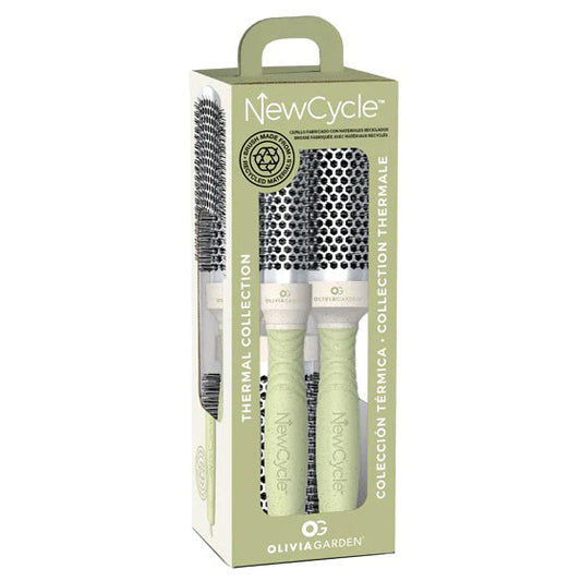 NCTBOX01 | NewCycle Thermal Brushes | OLIVIA GARDEN COMBS & BRUSHES OLIVIA GARDEN 