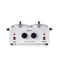 Main image of the NudeU Professional Double Pot Wax Warmer. 