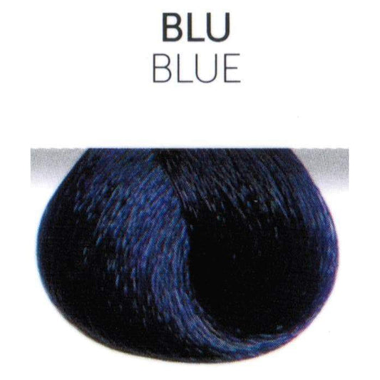 Perlacolor Blue Permanent Hair Dye 100 ml - Long-lasting color for salon treatments.
