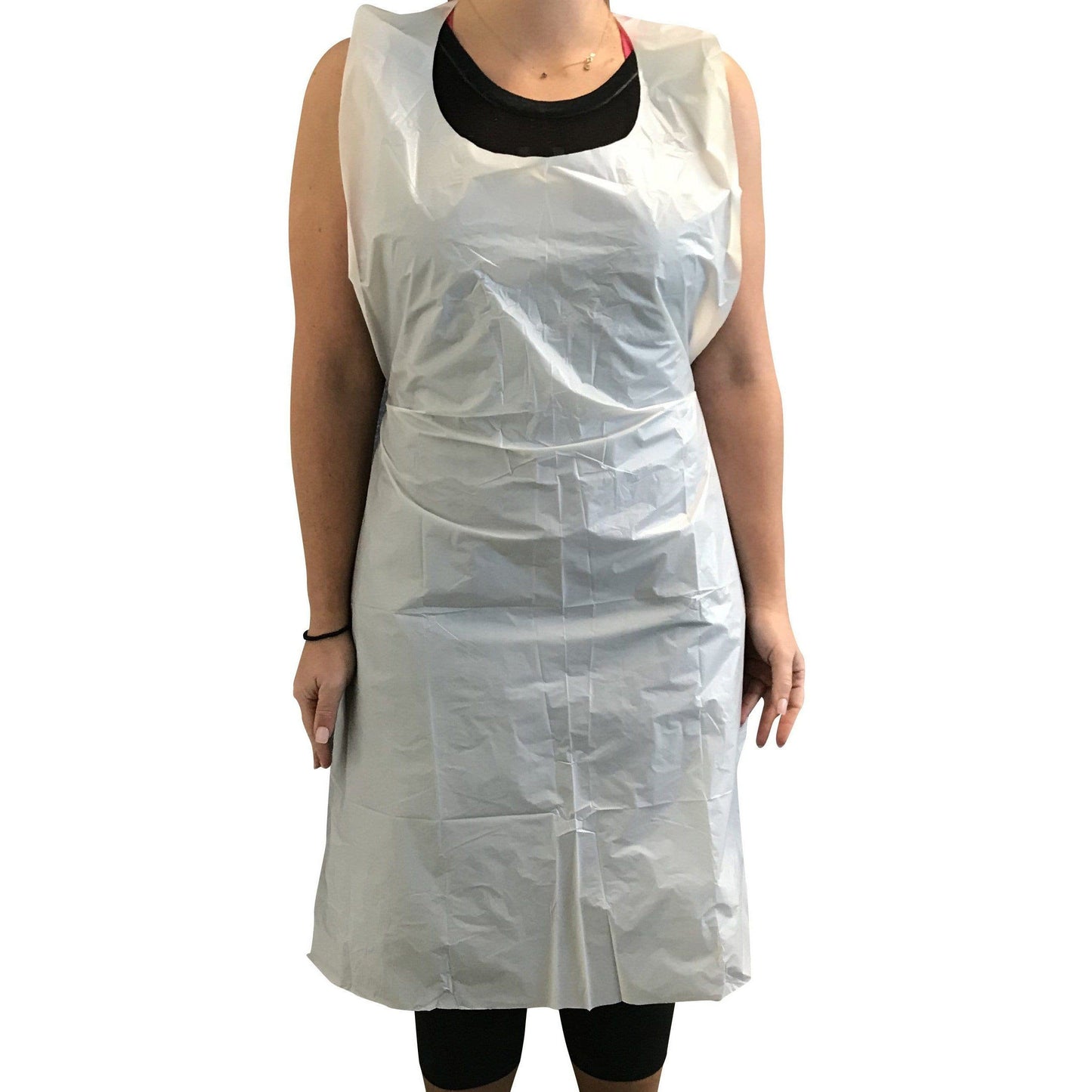 Poly Disposable Aprons | 100 pack | KingSeal HAIR COLORING ACCESSORIES KINGSEAL 