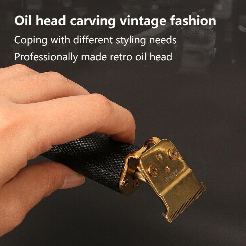 Electric Hair Clipper Trimmer Oil Head Engraving Hair - Temu