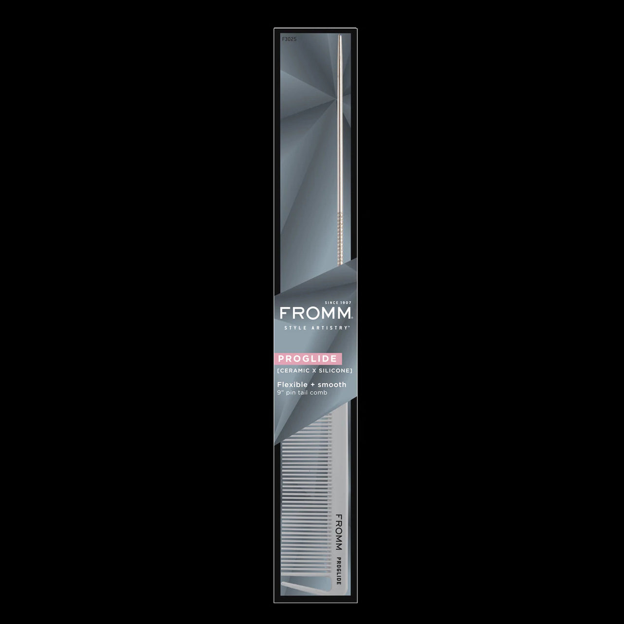 PROGLIDE 9" PIN TAIL COMB | F3025 | FROMM COMBS & BRUSHES FROMM 