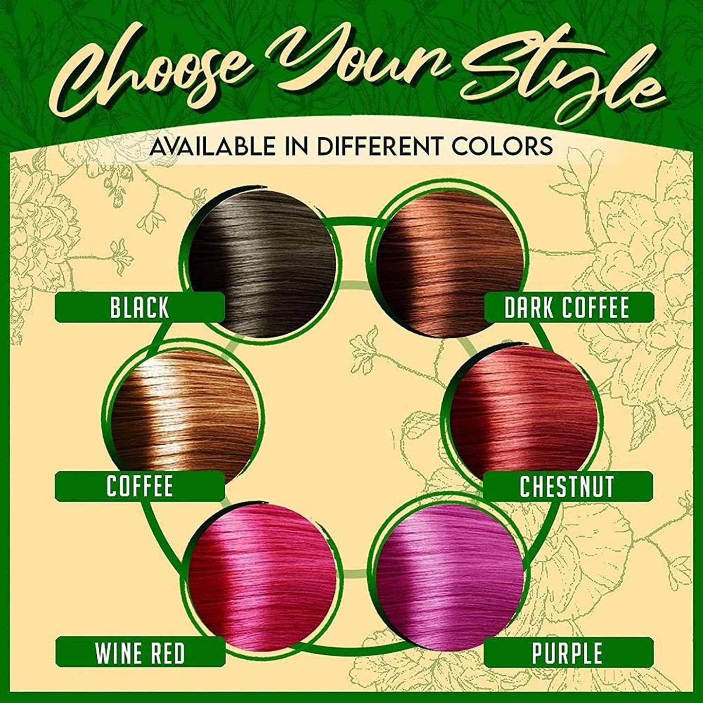 Purple Hair Color Shampoo 3 in 1 | 500ml / 16.9 Fl Oz | Herbal Ingredients | Instant 100% Grey Hair Coverage | AUGEAS Hair Color AUGEAS 