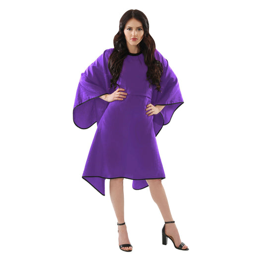 Purple | SALON CAPE | STYLETEK Hairdressing Capes & Neck Covers STYLETEK 