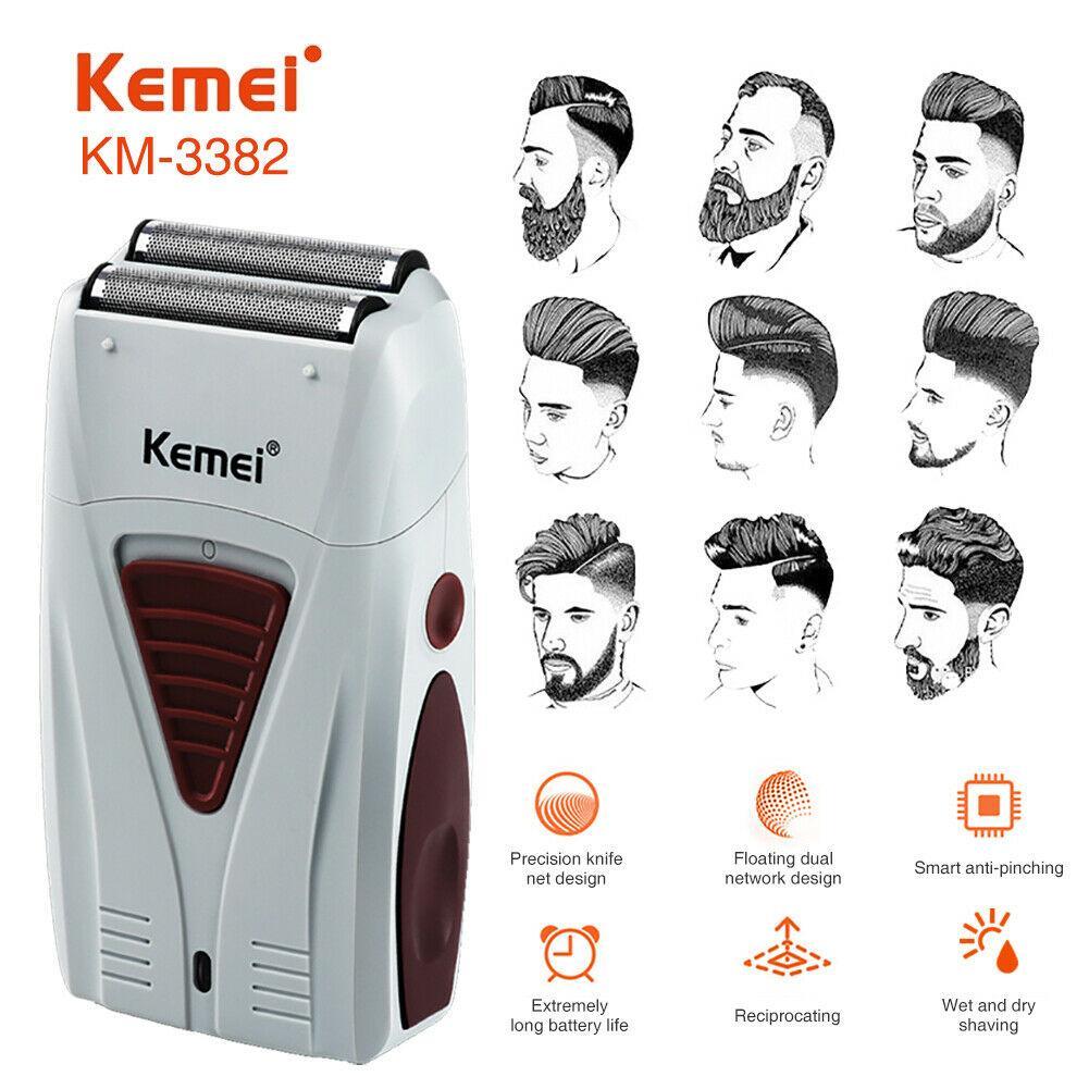 Reciprocating Electric Shaver | Titanium Foil Metal Tool Head | Kemei PERSONAL CARE KEMEI 